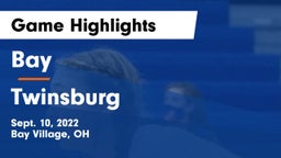 Bay  vs Twinsburg  Game Highlights - Sept. 10, 2022