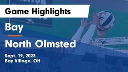 Bay  vs North Olmsted  Game Highlights - Sept. 19, 2023