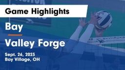 Bay  vs Valley Forge  Game Highlights - Sept. 26, 2023