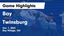 Bay  vs Twinsburg  Game Highlights - Oct. 7, 2023
