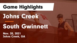 Johns Creek  vs South Gwinnett  Game Highlights - Nov. 20, 2021