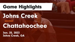 Johns Creek  vs Chattahoochee  Game Highlights - Jan. 25, 2022