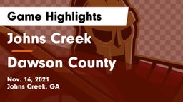 Johns Creek  vs Dawson County  Game Highlights - Nov. 16, 2021