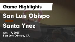 San Luis Obispo  vs Santa Ynez  Game Highlights - Oct. 17, 2023