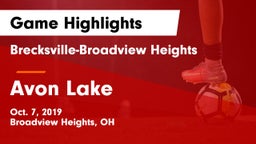 Brecksville-Broadview Heights  vs Avon Lake  Game Highlights - Oct. 7, 2019