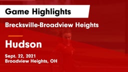 Brecksville-Broadview Heights  vs Hudson  Game Highlights - Sept. 22, 2021