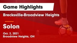 Brecksville-Broadview Heights  vs Solon  Game Highlights - Oct. 2, 2021