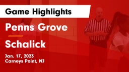 Penns Grove  vs Schalick  Game Highlights - Jan. 17, 2023