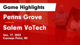 Penns Grove  vs Salem VoTech Game Highlights - Jan. 17, 2023