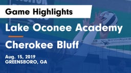 Lake Oconee Academy vs Cherokee Bluff   Game Highlights - Aug. 15, 2019
