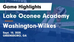 Lake Oconee Academy vs Washington-Wilkes Game Highlights - Sept. 10, 2020