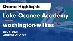 Lake Oconee Academy vs washington-wilkes Game Highlights - Oct. 4, 2022