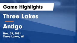 Three Lakes  vs Antigo  Game Highlights - Nov. 29, 2021