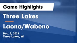 Three Lakes  vs Laona/Wabeno Game Highlights - Dec. 2, 2021