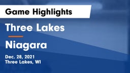 Three Lakes  vs Niagara  Game Highlights - Dec. 28, 2021