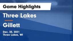 Three Lakes  vs Gillett  Game Highlights - Dec. 30, 2021