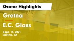 Gretna  vs E.C. Glass Game Highlights - Sept. 13, 2021