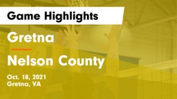 Gretna  vs Nelson County  Game Highlights - Oct. 18, 2021