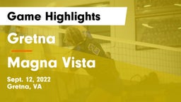 Gretna  vs Magna Vista  Game Highlights - Sept. 12, 2022