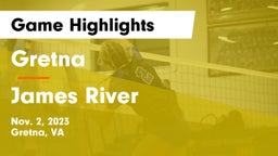 Gretna  vs James River  Game Highlights - Nov. 2, 2023