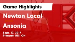 Newton Local  vs Ansonia  Game Highlights - Sept. 17, 2019
