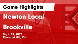 Newton Local  vs Brookville Game Highlights - Sept. 23, 2019