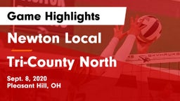Newton Local  vs Tri-County North  Game Highlights - Sept. 8, 2020
