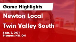 Newton Local  vs Twin Valley South  Game Highlights - Sept. 2, 2021