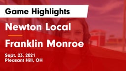 Newton Local  vs Franklin Monroe  Game Highlights - Sept. 23, 2021