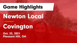 Newton Local  vs Covington Game Highlights - Oct. 23, 2021