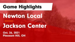 Newton Local  vs Jackson Center  Game Highlights - Oct. 26, 2021