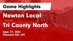 Newton Local  vs Tri County North Game Highlights - Sept. 27, 2022