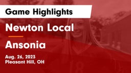 Newton Local  vs Ansonia  Game Highlights - Aug. 26, 2023