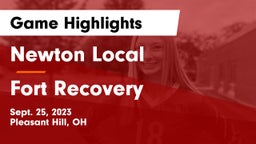 Newton Local  vs Fort Recovery  Game Highlights - Sept. 25, 2023