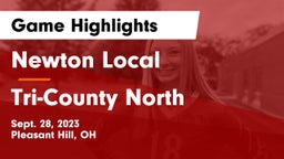 Newton Local  vs Tri-County North  Game Highlights - Sept. 28, 2023