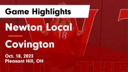 Newton Local  vs Covington Game Highlights - Oct. 18, 2023