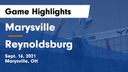 Marysville  vs Reynoldsburg  Game Highlights - Sept. 16, 2021