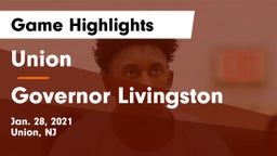 Union  vs Governor Livingston  Game Highlights - Jan. 28, 2021