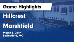 Hillcrest  vs Marshfield  Game Highlights - March 3, 2019