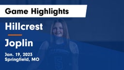 Hillcrest  vs Joplin  Game Highlights - Jan. 19, 2023