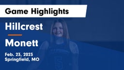Hillcrest  vs Monett  Game Highlights - Feb. 23, 2023