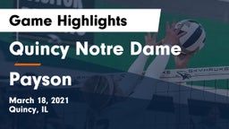 Quincy Notre Dame vs Payson Game Highlights - March 18, 2021