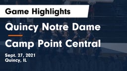 Quincy Notre Dame vs Camp Point Central Game Highlights - Sept. 27, 2021