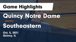 Quincy Notre Dame vs Southeastern Game Highlights - Oct. 5, 2021