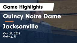 Quincy Notre Dame vs Jacksonville Game Highlights - Oct. 22, 2021