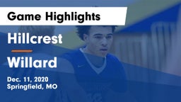 Hillcrest  vs Willard  Game Highlights - Dec. 11, 2020