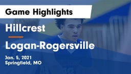 Hillcrest  vs Logan-Rogersville  Game Highlights - Jan. 5, 2021