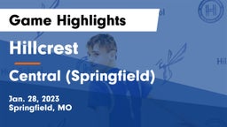 Hillcrest  vs Central  (Springfield) Game Highlights - Jan. 28, 2023