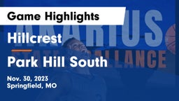 Hillcrest  vs Park Hill South  Game Highlights - Nov. 30, 2023