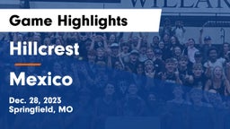 Hillcrest  vs Mexico  Game Highlights - Dec. 28, 2023